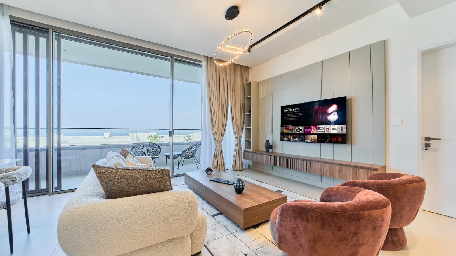 Relaxing Sea View 1BR Apartment Al Zorah