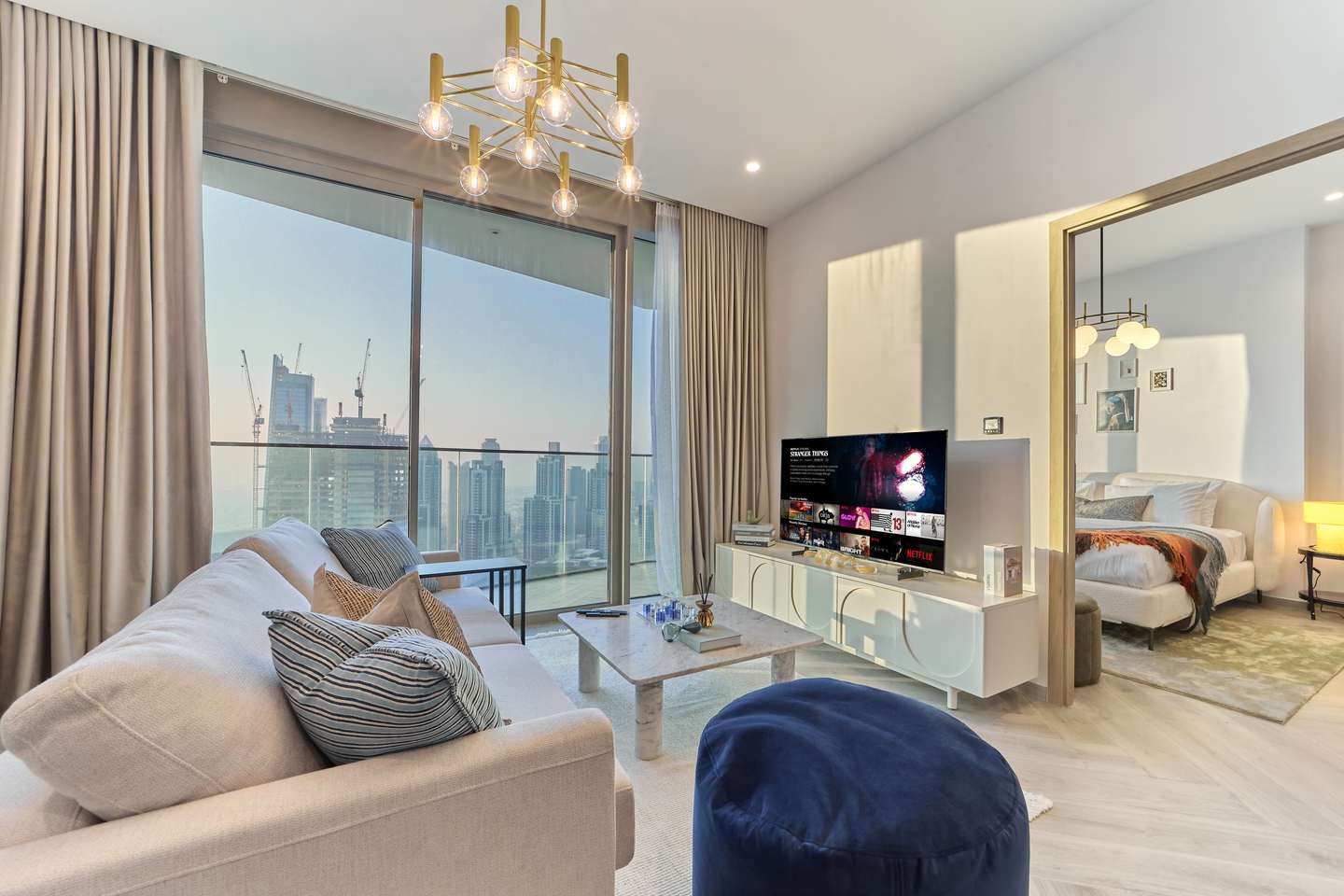 High Floor 1BR Burj View Apartment by fäm Living